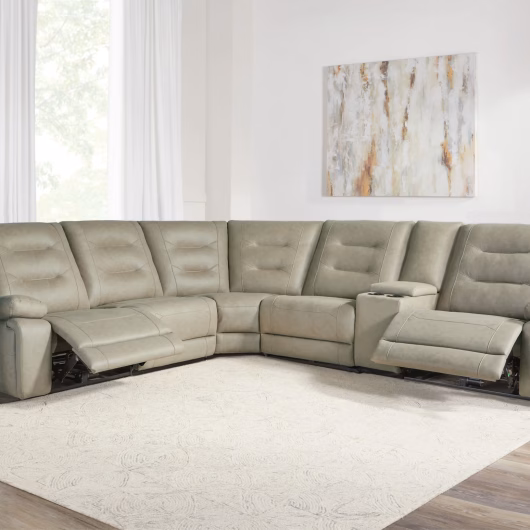 Callan Power Recline Fabric Sectional
