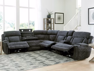 Braydon Power Recline Sectional with Media Consoles