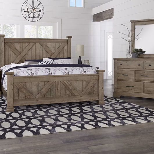 Artisan & Post Cool Rustic Bedroom Set
