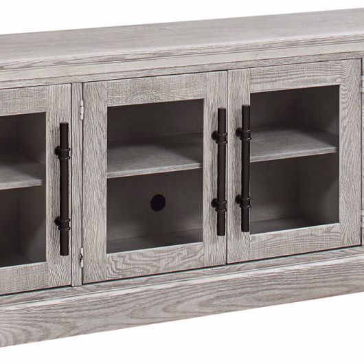 Manchester 85" 4 Door Console in Smokey White