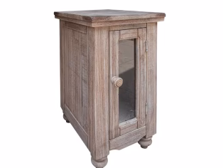 Aruba Chair Side Table in Drift Sand