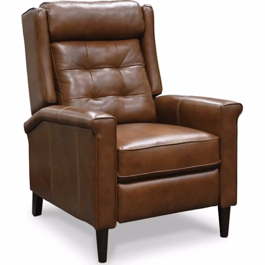 Holland Custom Leather Pushback Recliner