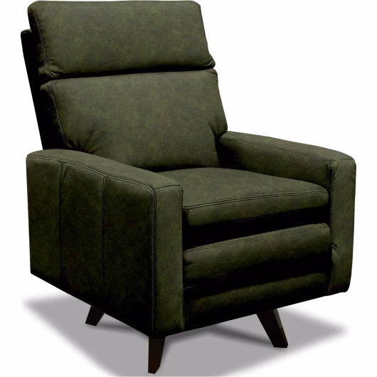 Beck Custom Leather Swivel Chair