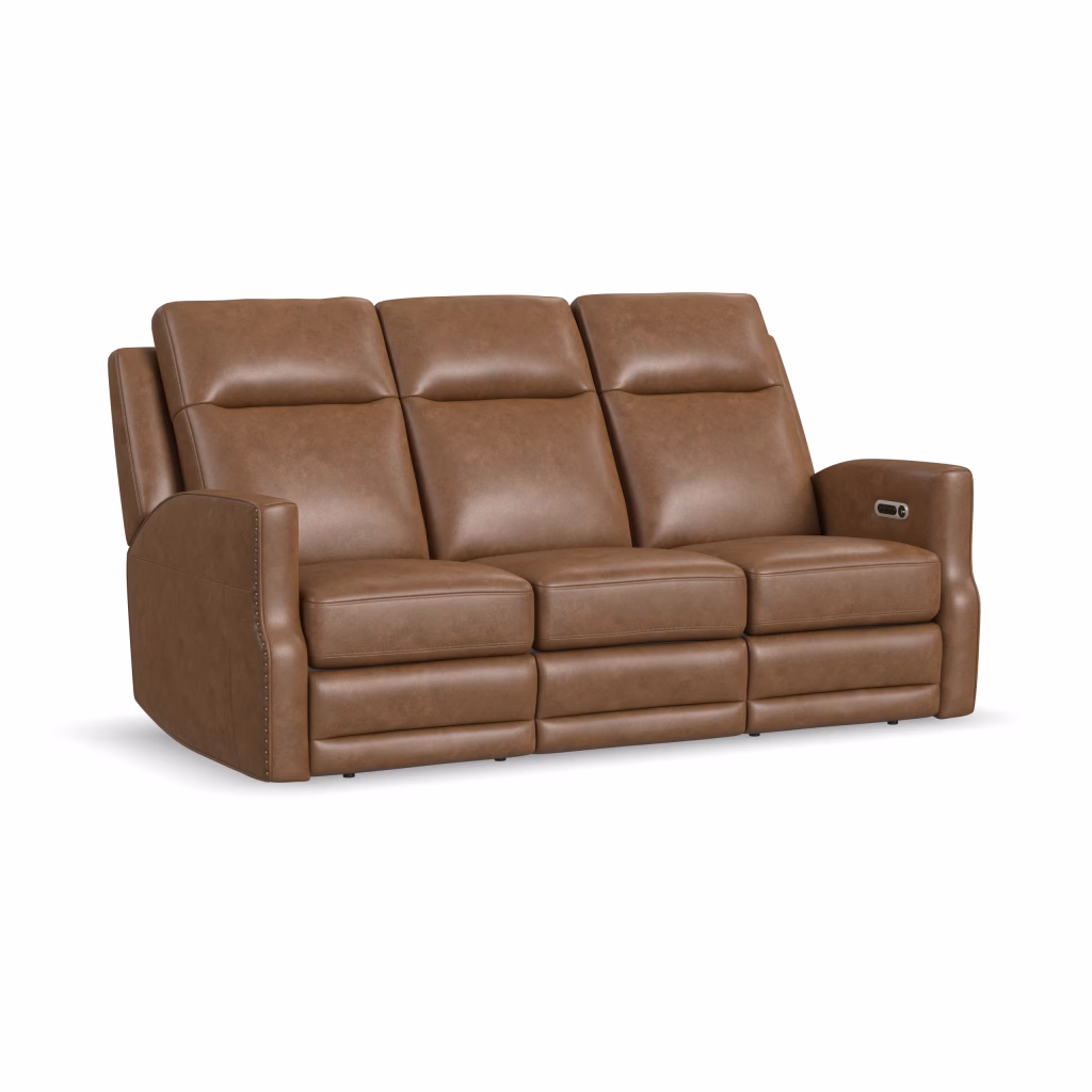 Flexsteel Maxwell Leather Power Reclining Sofa