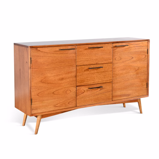 Sunny Mid Century Modern Server Console Table
